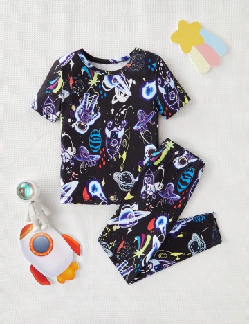 Compleu pijamale Shein, mix culori