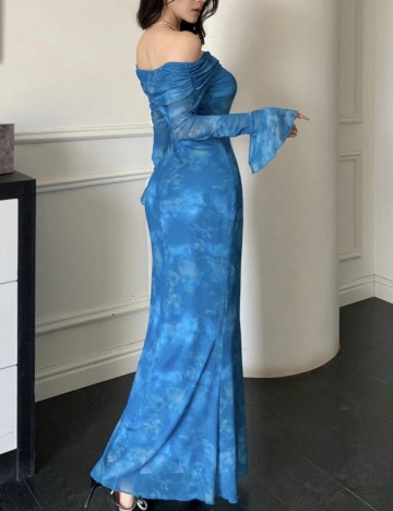 Rochie maxi Shein, albastru