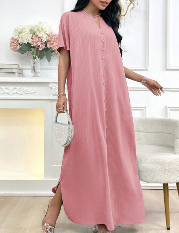Rochie maxi Shein, roz