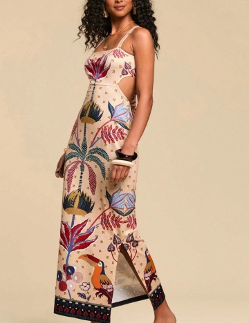 Rochie midi Shein, mix culori