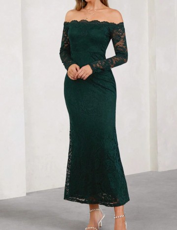 Rochie maxi Shein, verde