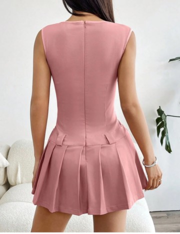Rochie tip salopetă Shein, roz