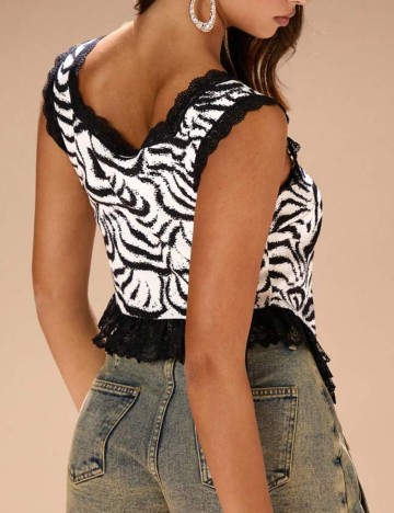 Top Shein, mix culori