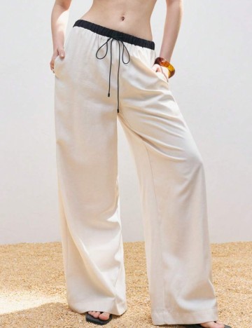 Pantaloni Shein, crem