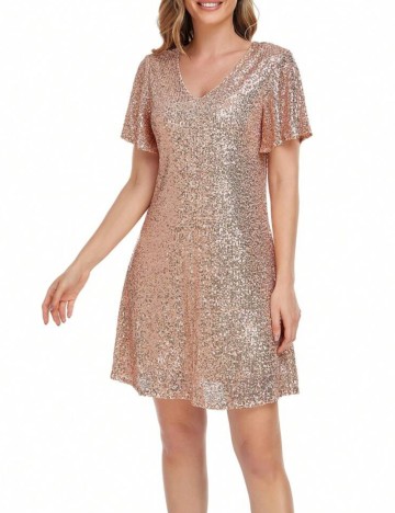 Rochie Shein, bej