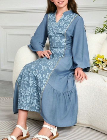 Rochie maxi Shein, albastru