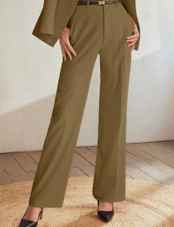 Pantaloni MOTF by Shein, kaki
