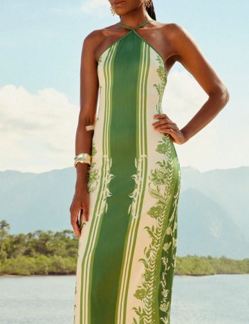 Rochie maxi Shein, mix culori