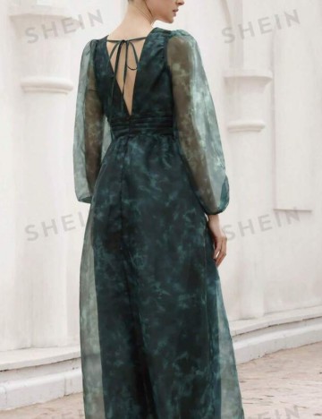 Rochie midi Shein, verde