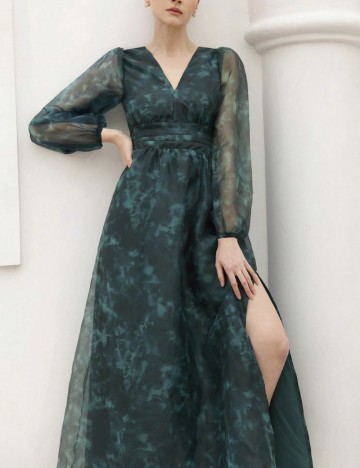 Rochie midi Shein, verde