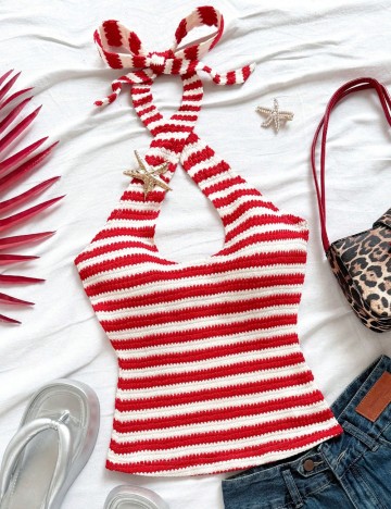 Top Shein, mix culori