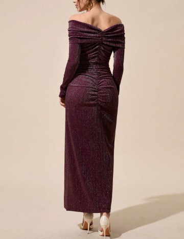 Rochie maxi Shein, vișiniu