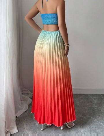 Rochie maxi Shein, mix culori
