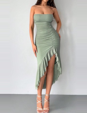 Rochie midi Shein, verde