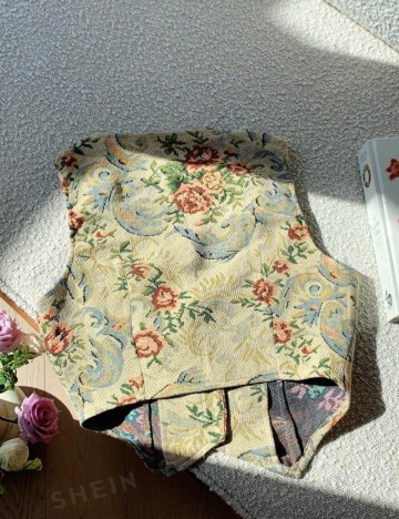 Top Shein, mix culori