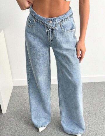 Jeans Shein, albastru