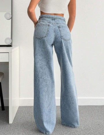Jeans Shein, albastru