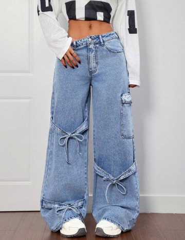 Jeans Shein, albastru