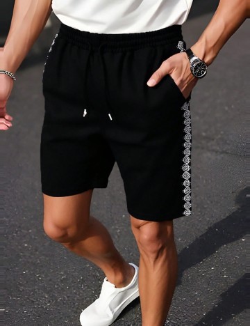 Pantaloni scurți MANFINITY by Shein, negru