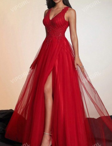 Rochie maxi Shein, roșu