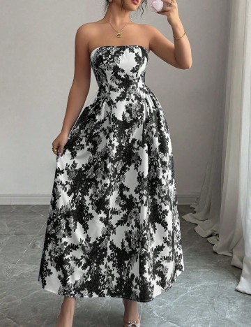 Rochie midi Shein, mix culori