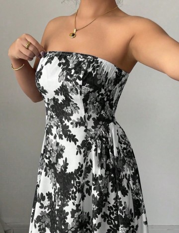 Rochie midi Shein, mix culori