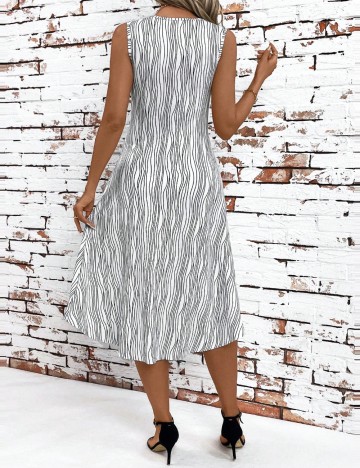 Rochie midi Shein, alb
