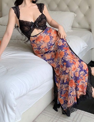 Rochie De Noapte Shein, mix culori