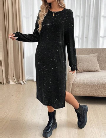Rochie midi Shein, negru