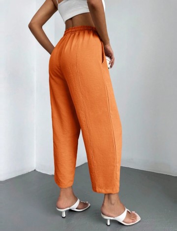 Pantaloni Shein, portocaliu