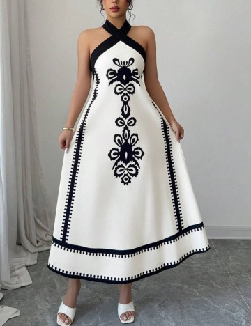 Rochie maxi Shein, mix culori