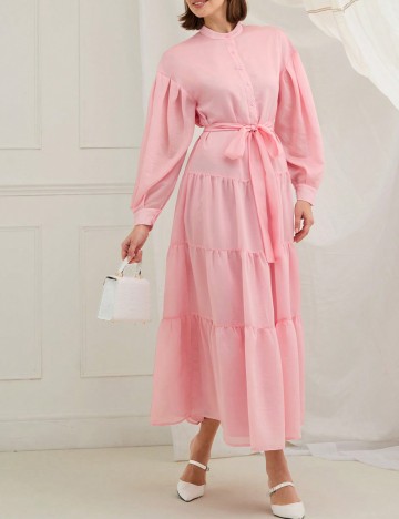 Rochie maxi Shein, roz