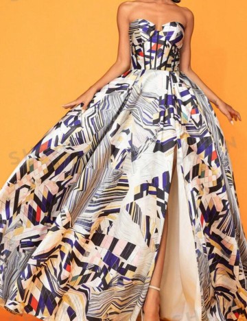 Rochie de ocazie Shein, mix culori