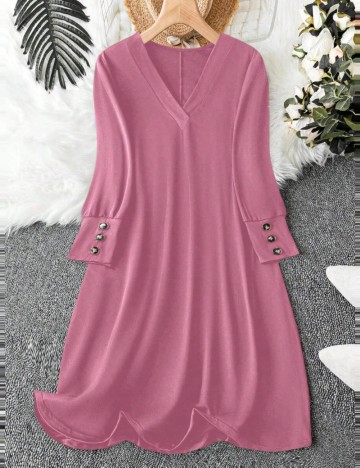 Rochie midi Emery Rose by Shein, roz