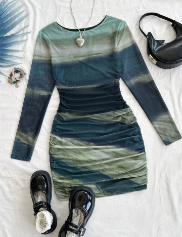 Rochie mini Shein, mix culori