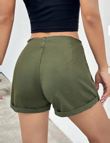 Pantaloni scurți Shein, verde