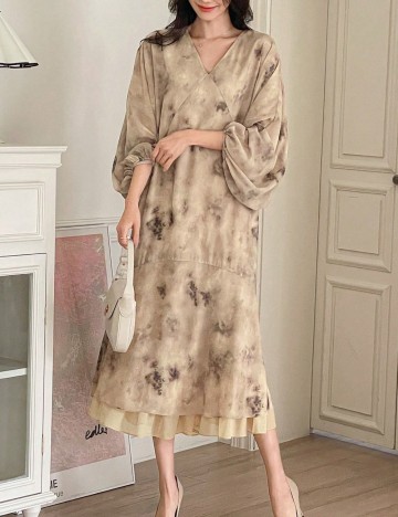Rochie midi Shein, bej