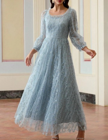 Rochie de ocazie Shein, albastru