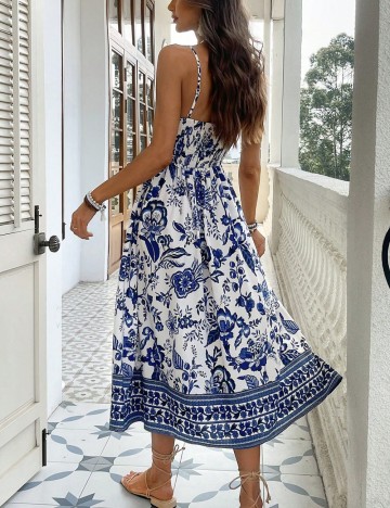Rochie midi Shein, mix culori