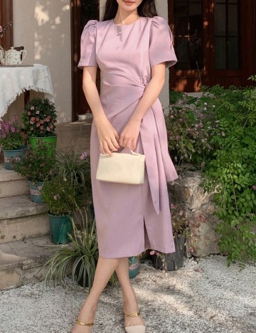 Rochie midi Shein, roz