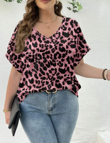 Tricou Shein Curve+, mix culori