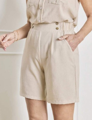 Pantaloni scurți Shein, bej