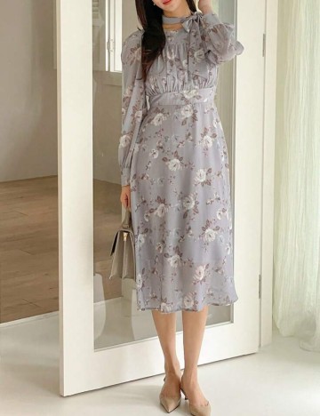 Rochie midi DAZY by Shein, floral print