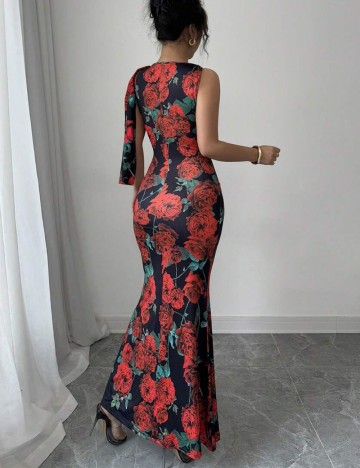 Rochie maxi Shein, mix culori