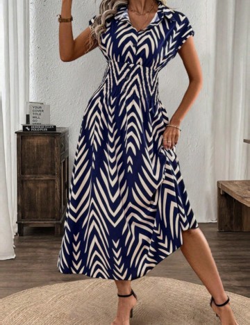 Rochie midi Shein, mix culori