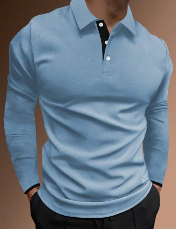 Bluză MANFINITY by Shein, albastru