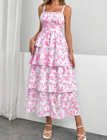 Rochie maxi Shein, mix culori
