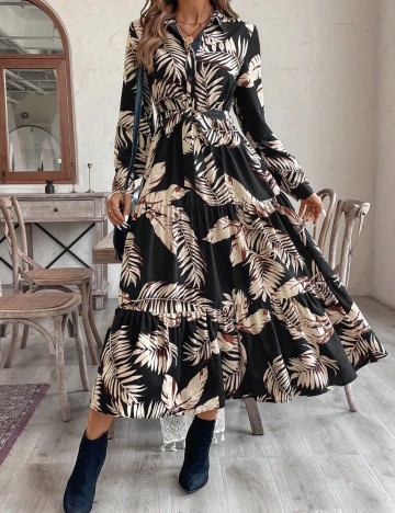 Rochie maxi Shein, mix culori