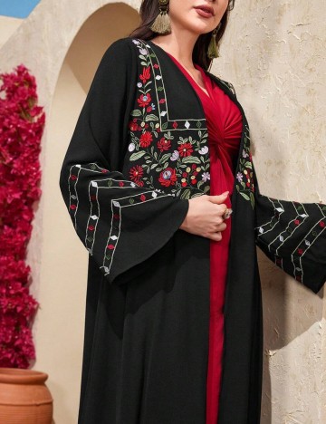 Cardigan lung Shein, negru