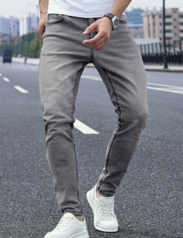 Jeans MANFINITY by Shein, gri